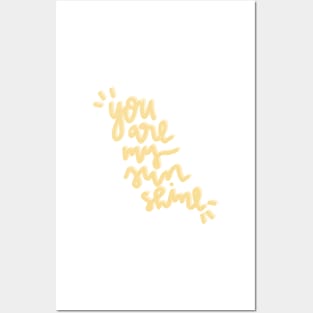 "you are my sunshine" cute aesthetic design Posters and Art